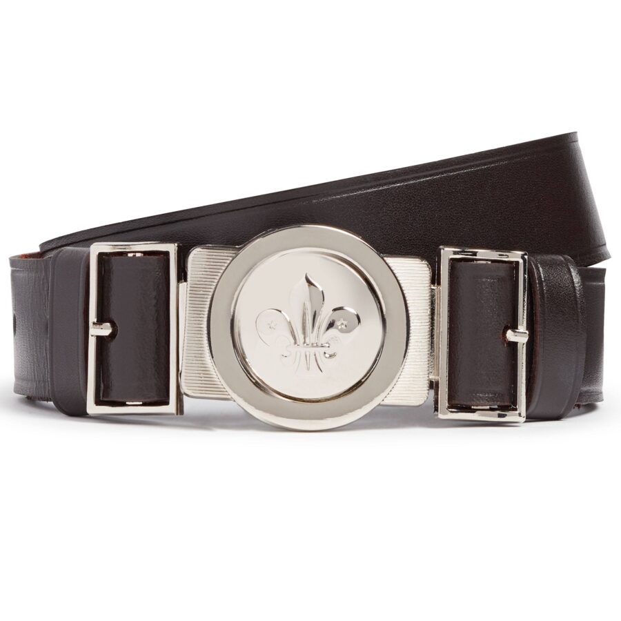 Leather Belt and Buckle Set