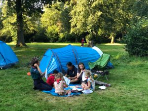 Members from all sections enjoying themselves at the 2019 Group Summer Camp