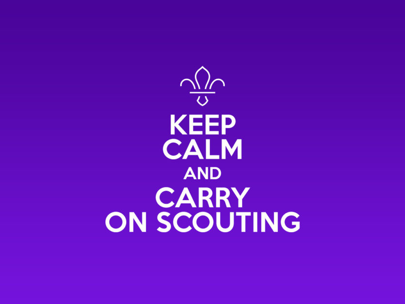 Keep Calm and Carry On Scouting